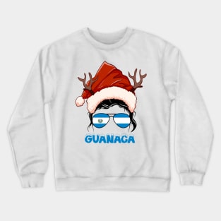 El Salvador girl, Guanaca Christmas gift , Regalo Navidad El Salvador Crewneck Sweatshirt